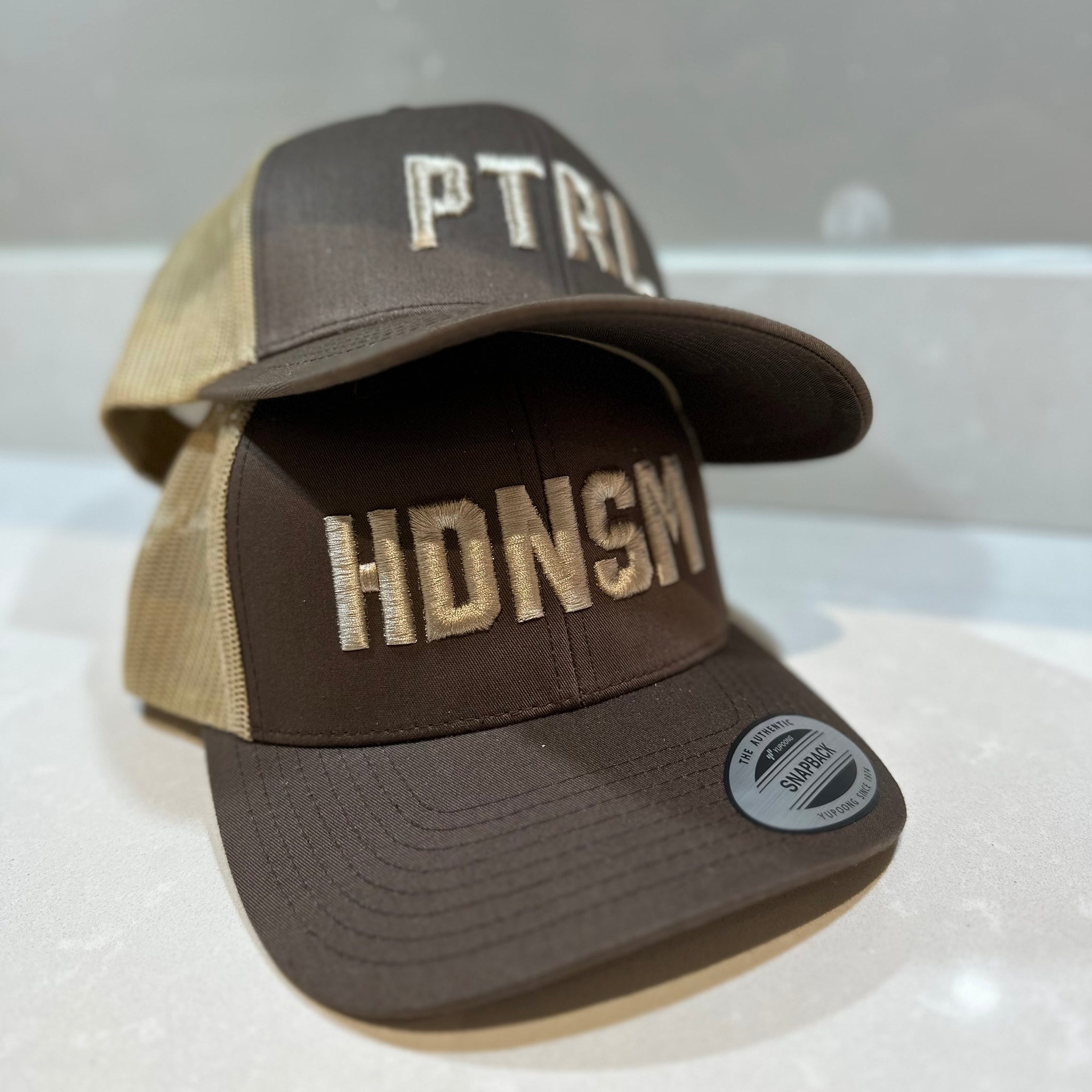Cap "Trucker Brown/Khaki" SINGLE CAP ORDER